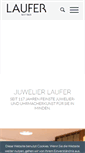 Mobile Screenshot of juwelier-laufer.de